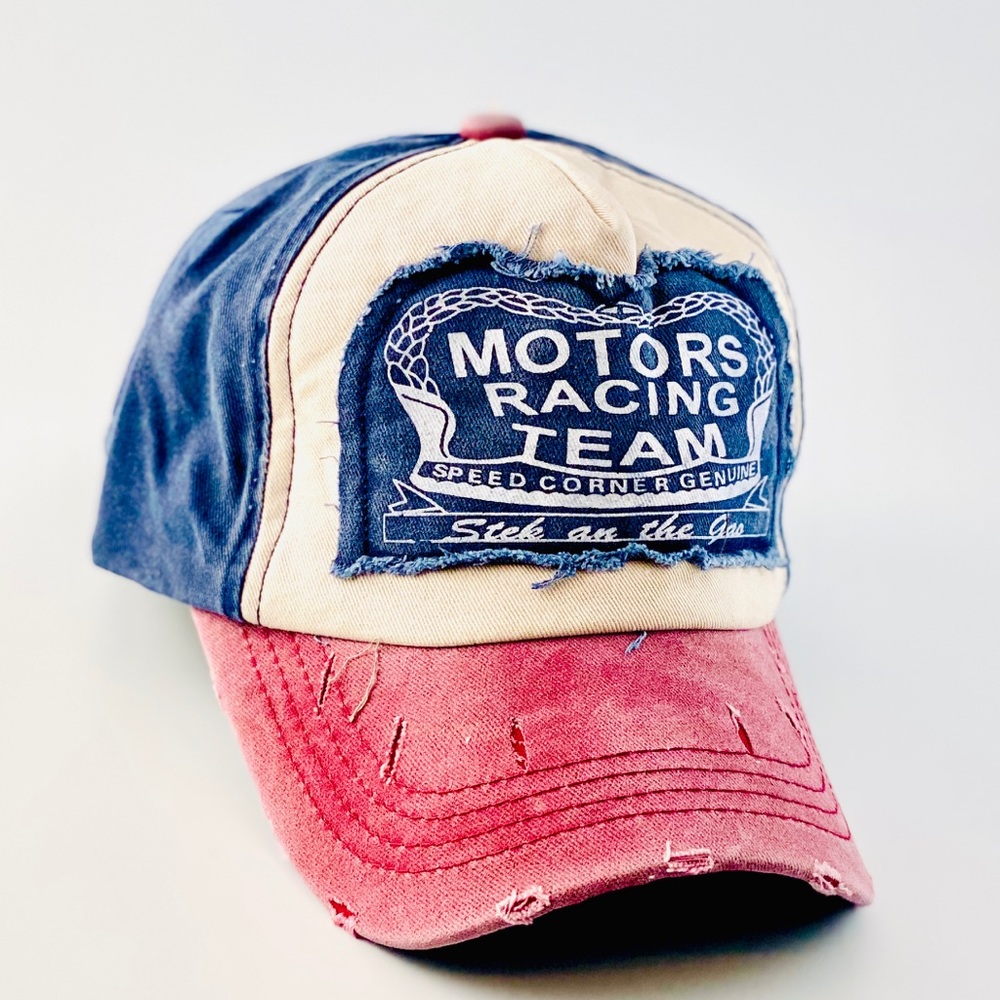New “Vintage” Style cap with patch